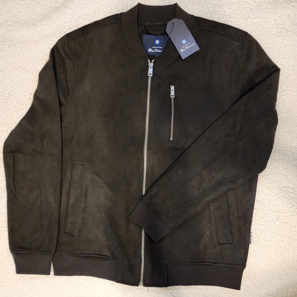 NEW Ben Sherman Black ZipUp MEDIUM
